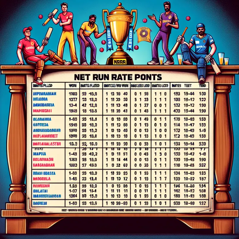 What is nrr in ipl points table