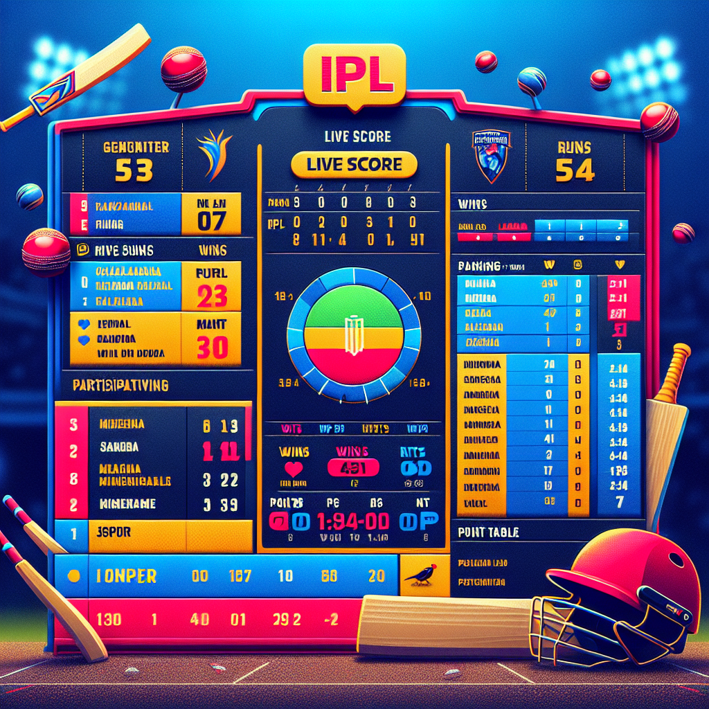 live cricket score ipl points table